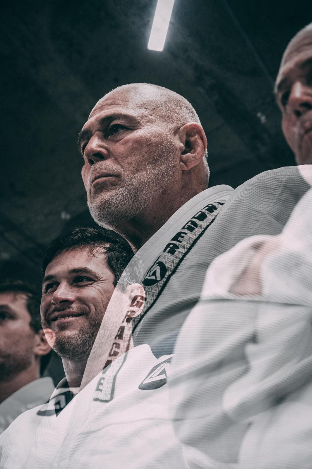 Mauricio Gomes with Roger Gracie